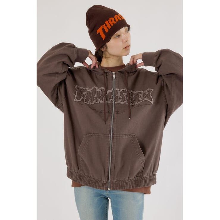 (THRASHER) デニムフードブルゾン | RODEO CROWNS WIDE BOWL | 詳細画像15 