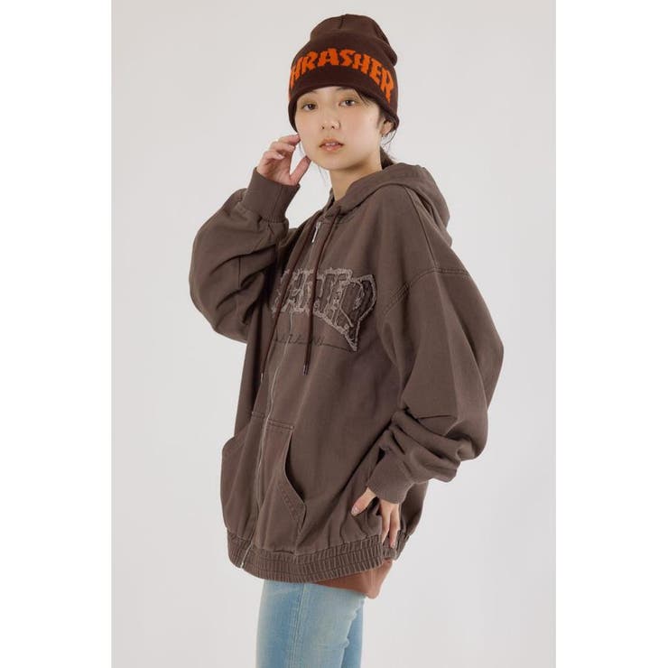 (THRASHER) デニムフードブルゾン | RODEO CROWNS WIDE BOWL | 詳細画像16 