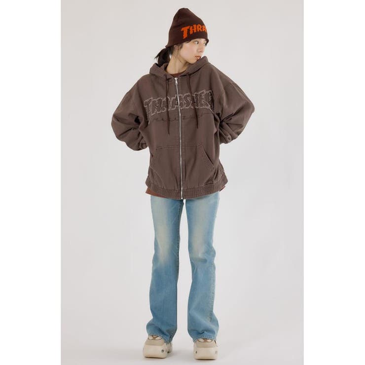 (THRASHER) デニムフードブルゾン | RODEO CROWNS WIDE BOWL | 詳細画像18 