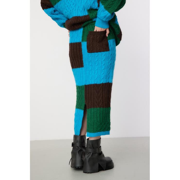 Custom ケーブルニット スカート | RODEO CROWNS WIDE BOWL | 詳細画像2 