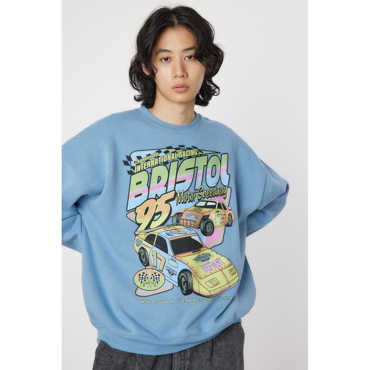 L/BLU1 | Motor Speedway スウェット | RODEO CROWNS WIDE BOWL