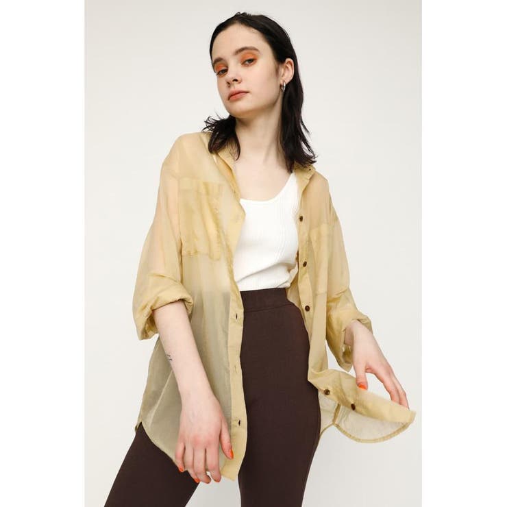 SHEER LIGHT TOUCH シャツ | SLY OUTLET | 詳細画像9