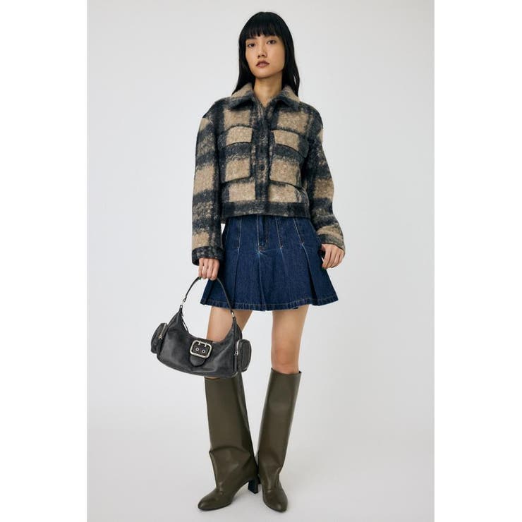 柄BEG5 | COMPACT ショートコート | MOUSSY OUTLET