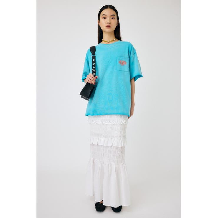 DAMAGED BACK LOGO Tシャツ | MOUSSY OUTLET | 詳細画像10 