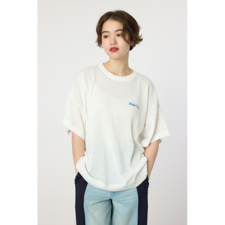 スクリプトロゴニットトップス | RODEO CROWNS WIDE BOWL | 詳細画像2 