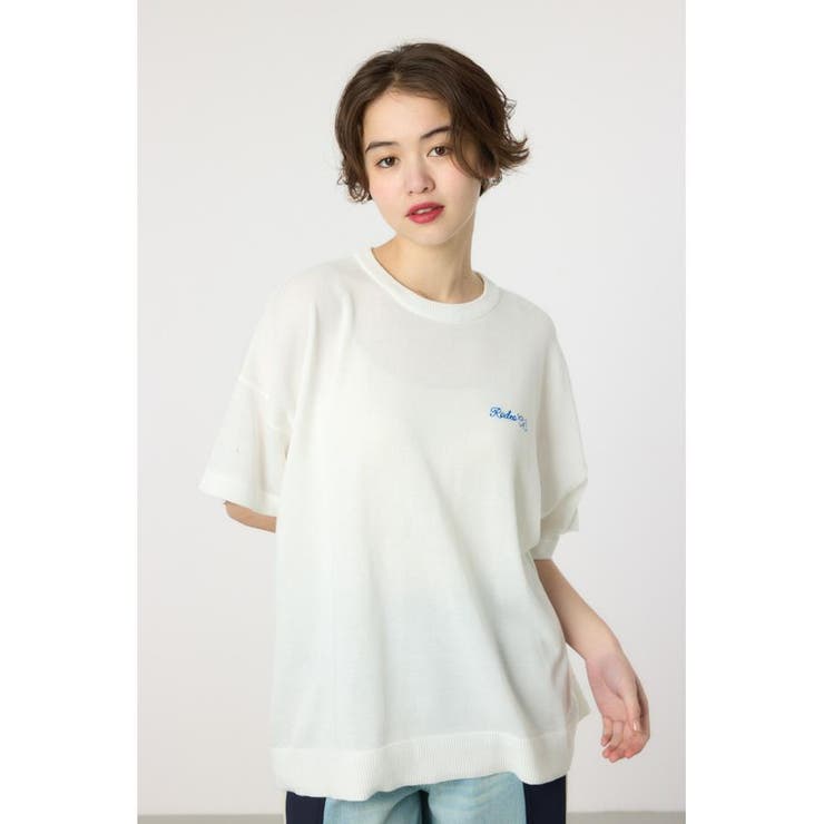 スクリプトロゴニットトップス | RODEO CROWNS WIDE BOWL | 詳細画像3 