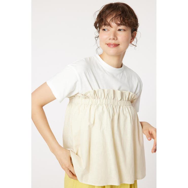 リネンビスチェ&Tシャツセット | RODEO CROWNS WIDE BOWL | 詳細画像1 