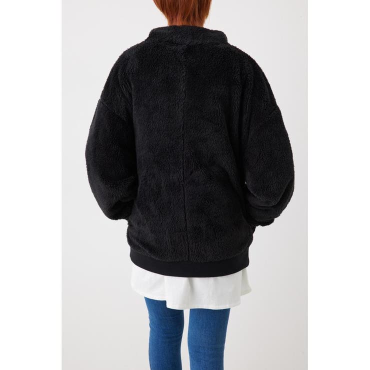 シャギーハーフZIPトップス[品番：BJLW0026763]｜RODEO CROWNS WIDE