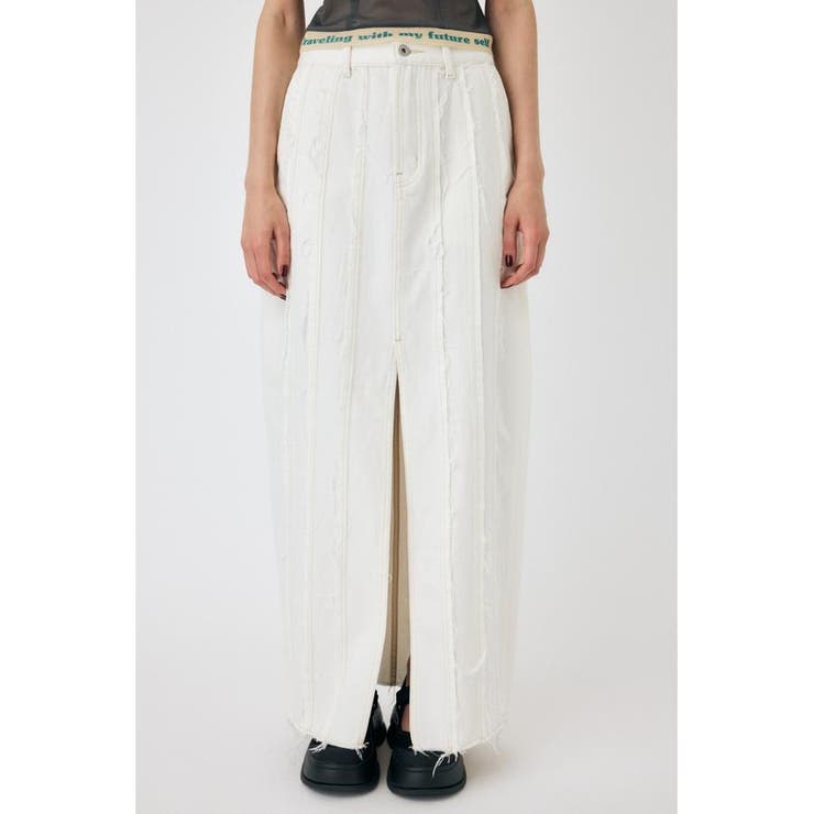 FRONT SLIT FRINGE スカート | MOUSSY OUTLET | 詳細画像6 