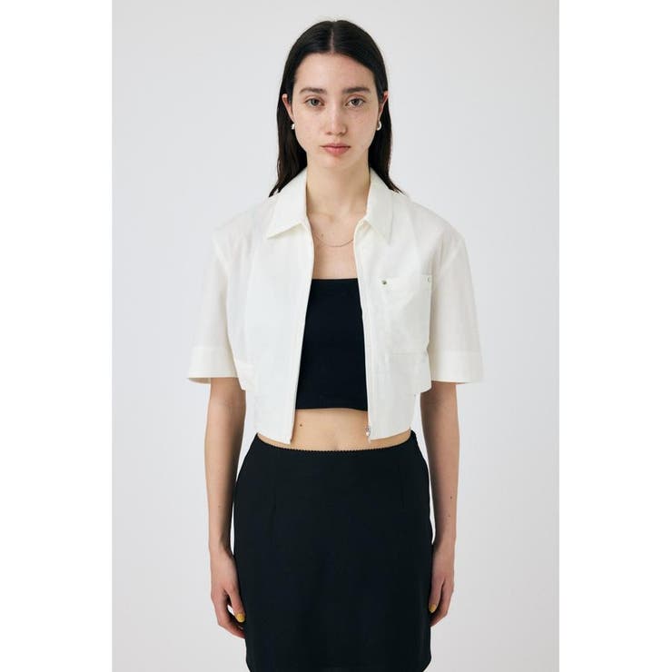 CROPPED BELTED シャツ | MOUSSY OUTLET | 詳細画像5 