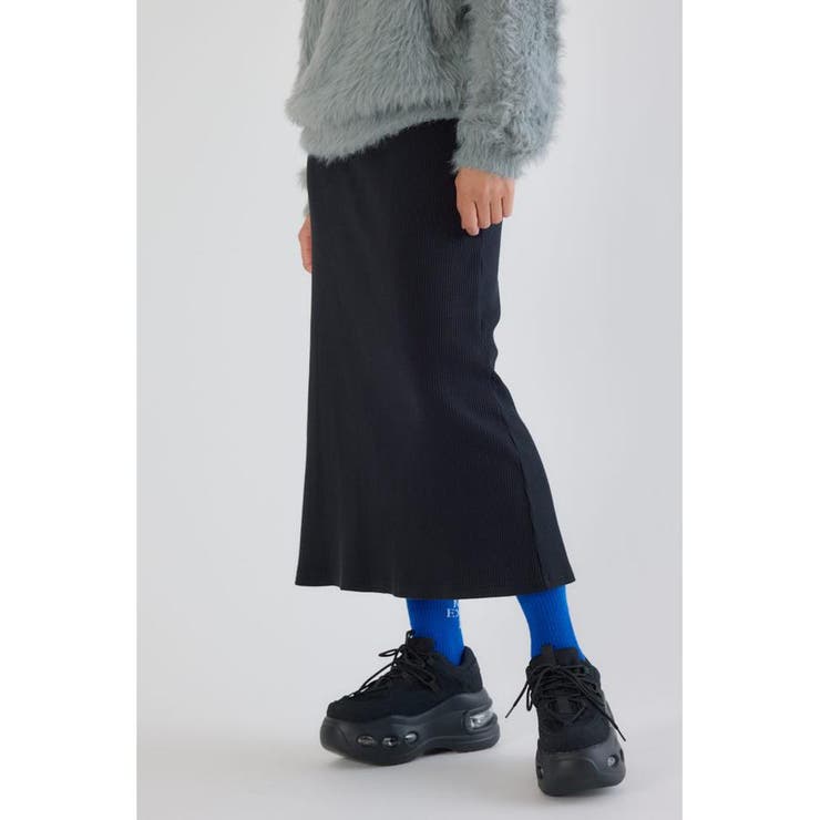 BLK | カットイージーナロースカート | RODEO CROWNS WIDE BOWL