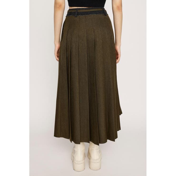 CUT OFF PLEATS ロングスカート | SLY OUTLET | 詳細画像12 