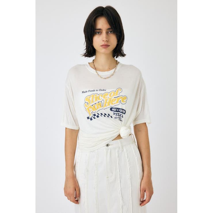 PIZZA STORE Tシャツ | MOUSSY OUTLET | 詳細画像5 