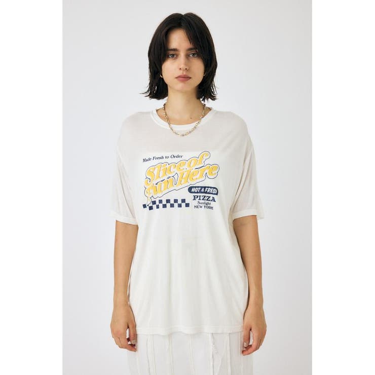 PIZZA STORE Tシャツ | MOUSSY OUTLET | 詳細画像6 