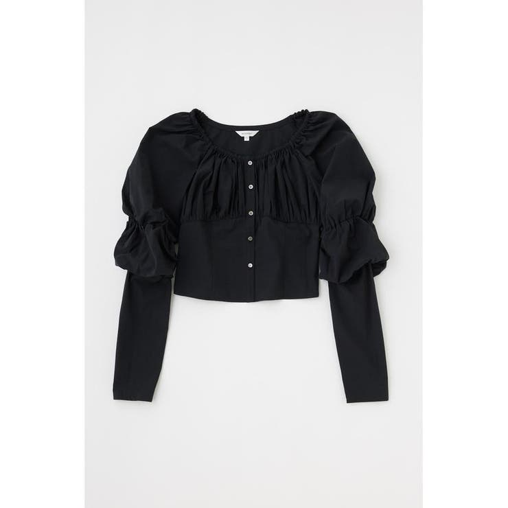 BLK | VOLUME SLEEVE ブラウス | MOUSSY OUTLET