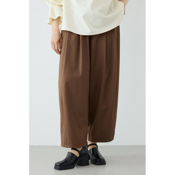 BRN | コクーンタックパンツ | RODEO CROWNS WIDE BOWL