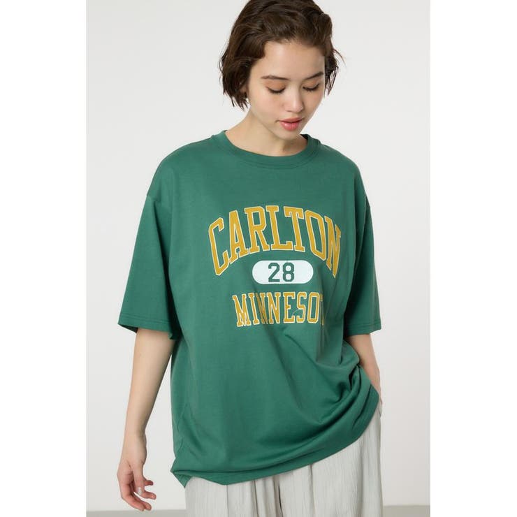 D/GRN3 | CARLTON ヴィンテージライクTシャツ | RODEO CROWNS WIDE BOWL