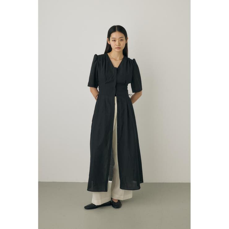 BLK | シアーシャツワンピース リサイクルポリエステル使用 | MOUSSY OUTLET
