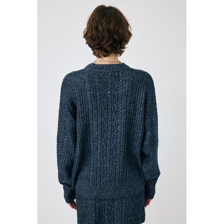 RIB CABLE ニットトップス | MOUSSY OUTLET | 詳細画像15 