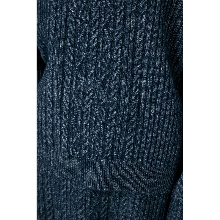 RIB CABLE ニットトップス | MOUSSY OUTLET | 詳細画像17 