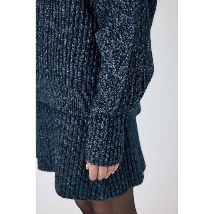 RIB CABLE ニットトップス | MOUSSY OUTLET | 詳細画像18 