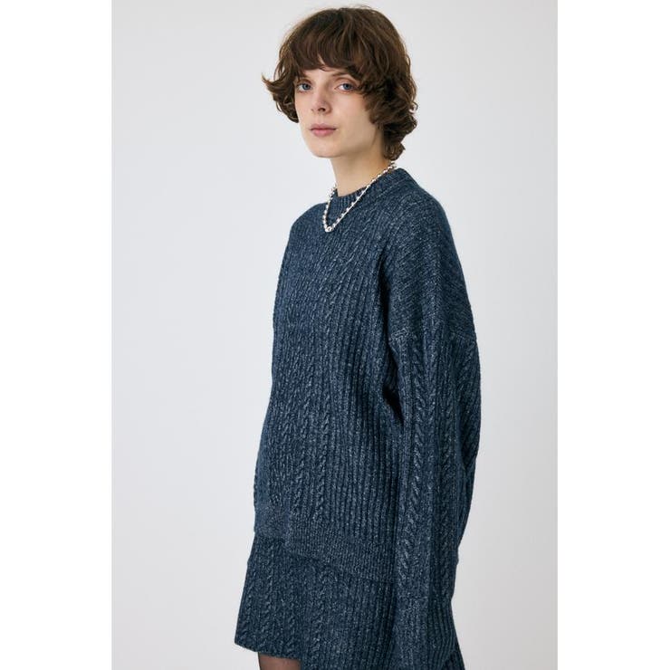RIB CABLE ニットトップス | MOUSSY OUTLET | 詳細画像11 