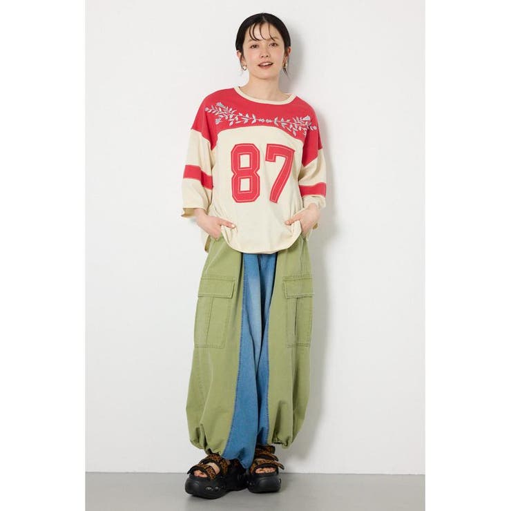 エンブロイダリーユニフォームTシャツ | RODEO CROWNS WIDE BOWL | 詳細画像5 
