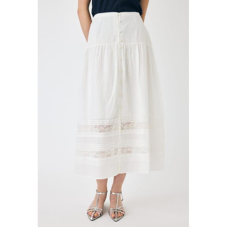 WHT | COTTON マキシスカート | MOUSSY OUTLET