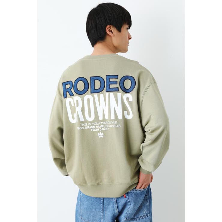 メンズデニムロゴスウェットトップス[品番：BJLW0024936]｜RODEO