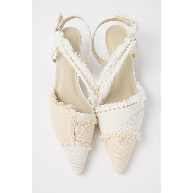REMAKE DENIM POINTY HEEL パンプス | MOUSSY OUTLET | 詳細画像2 