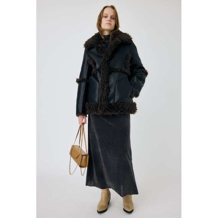 BLK | SHEARLING OVER ジャケット | MOUSSY OUTLET