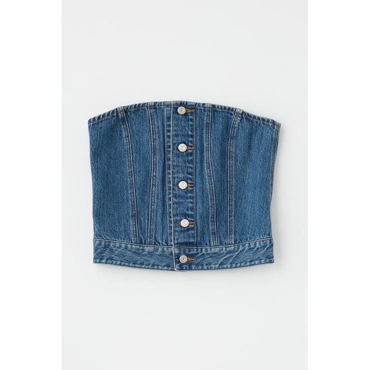 DENIM BARE ビスチェ | MOUSSY OUTLET | 詳細画像6 