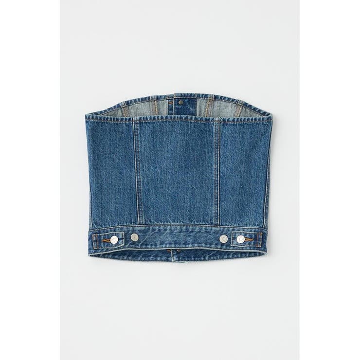 DENIM BARE ビスチェ | MOUSSY OUTLET | 詳細画像7 