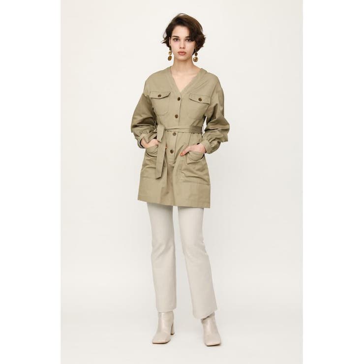 Front Button Puff Sleeve S ワンピース 品番 Bjlw Sly Outlet スライ アウトレット のレディースファッション通販 Shoplist ショップリスト