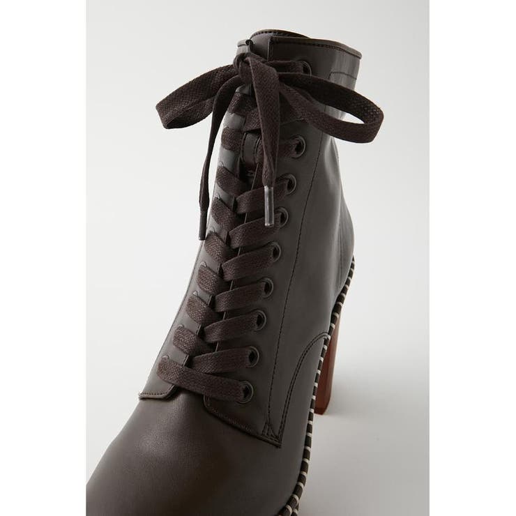 moussy ウッドソウルブーツ MOUSSY moussy WOODSOLELONGBOOTS/ウッドソールロングブーツ ブラック