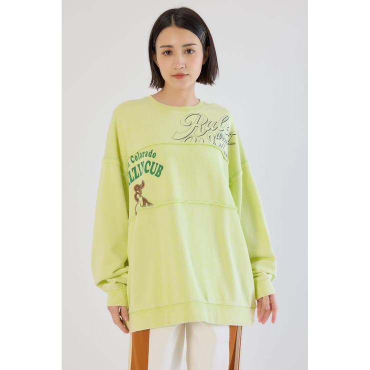 加工アウトシームスウェットトップス | RODEO CROWNS WIDE BOWL | 詳細画像7 