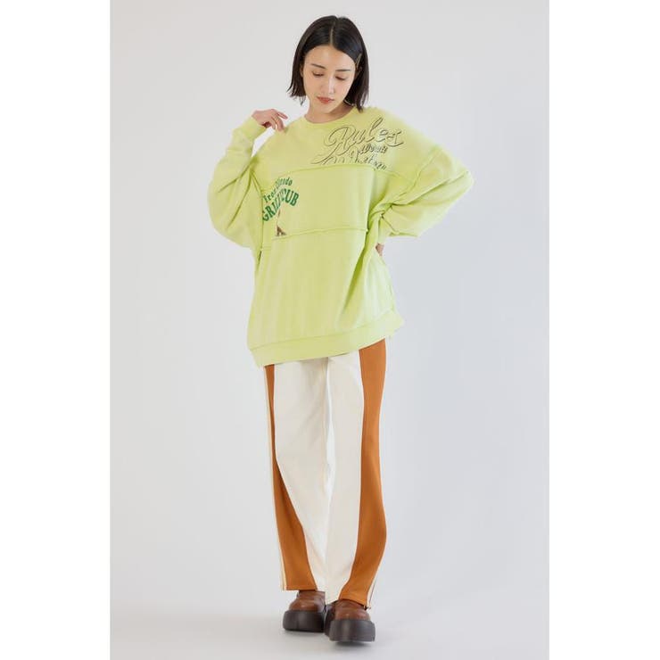 加工アウトシームスウェットトップス | RODEO CROWNS WIDE BOWL | 詳細画像11 