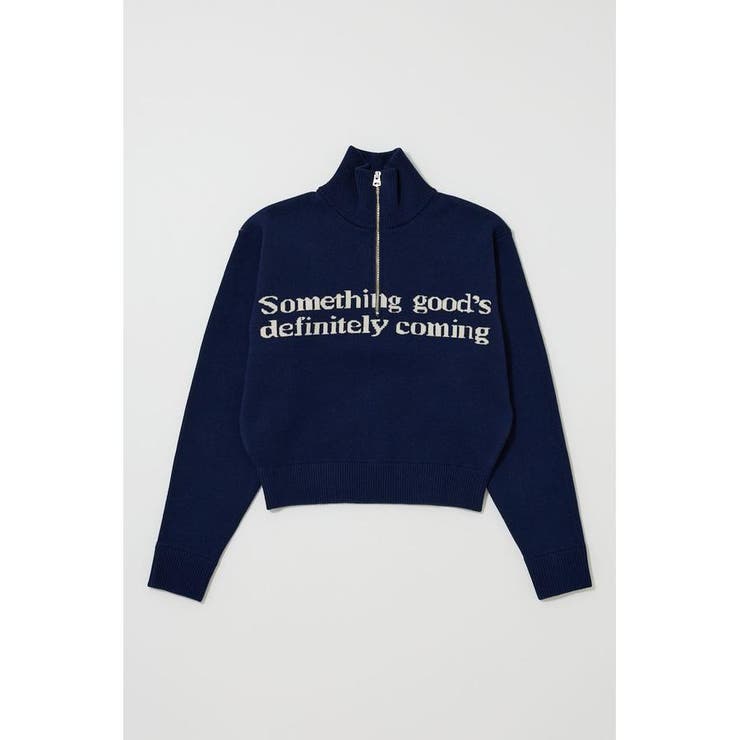 LETTERED HALF ZIPセーター | MOUSSY OUTLET | 詳細画像7 