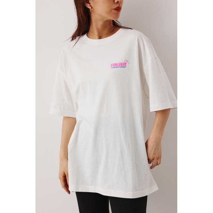 SUNLIGHT FM Tシャツ[品番：BJLW0026008]｜RODEO CROWNS WIDE BOWL（ロデオクラウンズ ワイドボウル）のレディースファッション通販｜SHOPLIST（ショップリスト）