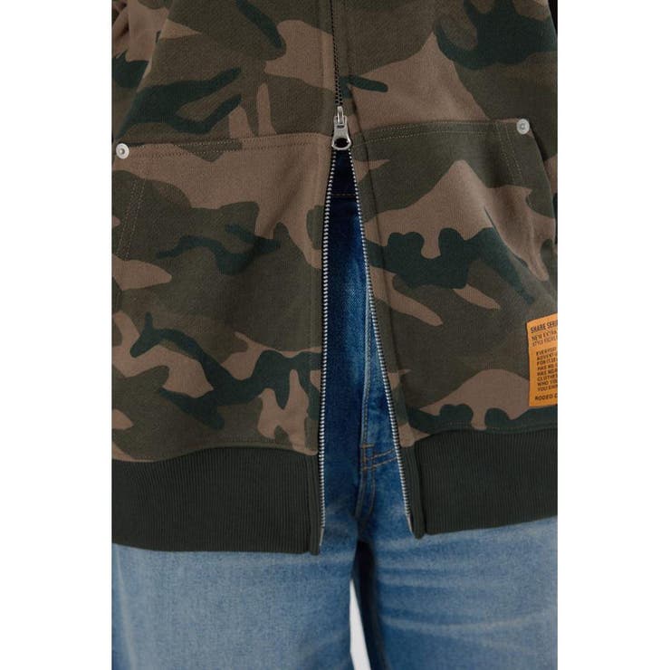 SHARE PATTERN Wジップ パーカー | RODEO CROWNS WIDE BOWL | 詳細画像12 