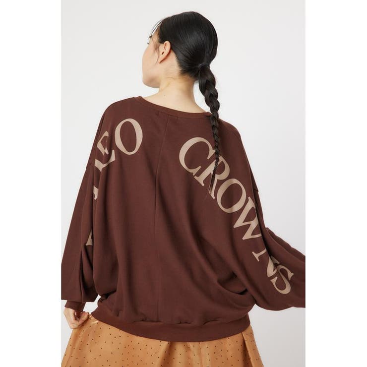 BRN | ドルマンバックロゴスウェット | RODEO CROWNS WIDE BOWL