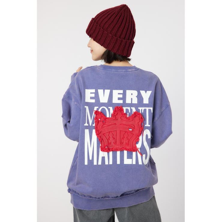 ダメージCROWNアップリケスウェット | RODEO CROWNS WIDE BOWL | 詳細画像20 