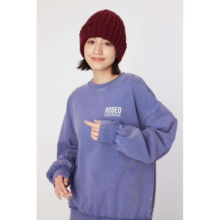 ダメージCROWNアップリケスウェット | RODEO CROWNS WIDE BOWL | 詳細画像23 
