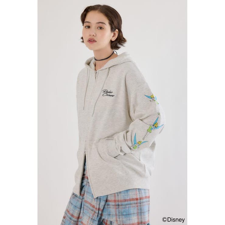 L/T.GRY1 | (Disney)ZIPパーカー | RODEO CROWNS WIDE BOWL