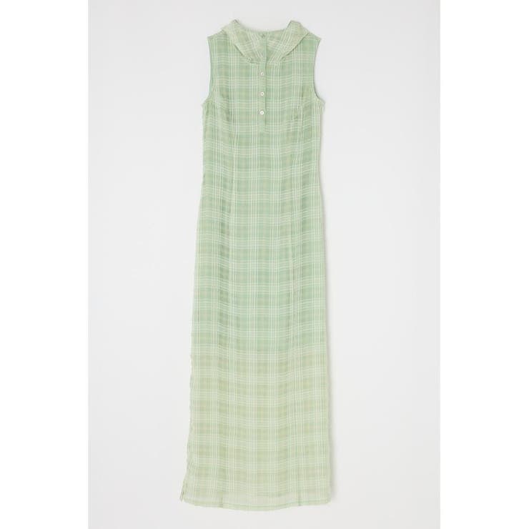 HOODIE SLEEVELESS CHECK ドレス | MOUSSY OUTLET | 詳細画像21 