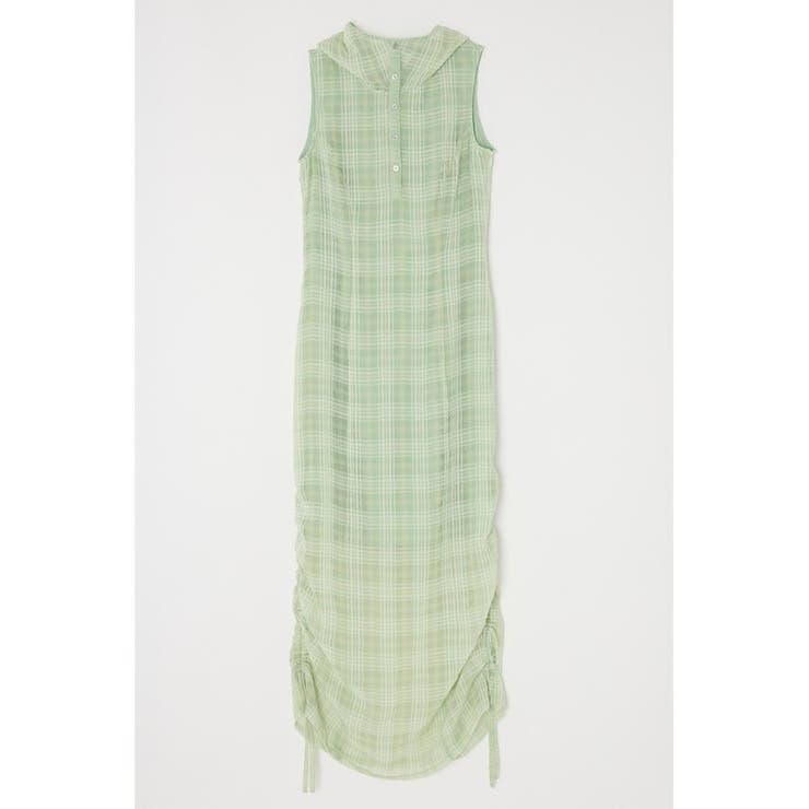 HOODIE SLEEVELESS CHECK ドレス | MOUSSY OUTLET | 詳細画像22 