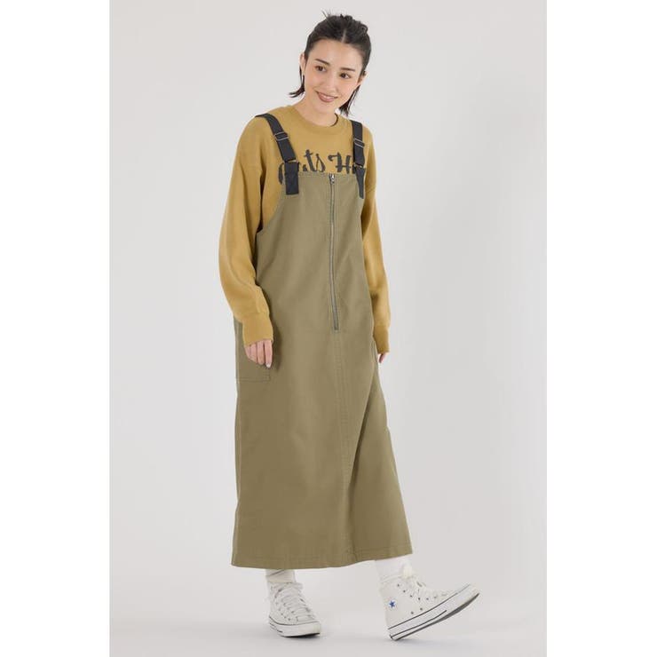 KHA | フロントジップジャンパースカート | RODEO CROWNS WIDE BOWL