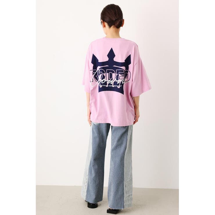OVERLAPクラウンロゴ Tシャツ[品番：BJLW0025841]｜RODEO CROWNS
