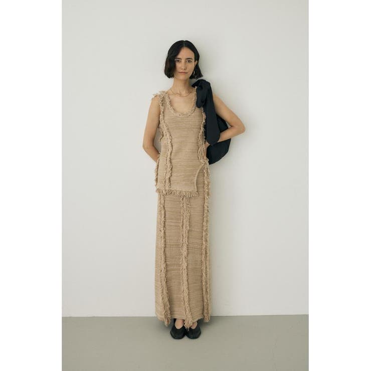 ツイードニットスカート オーガニックコットン使用 | MOUSSY OUTLET | 詳細画像17 