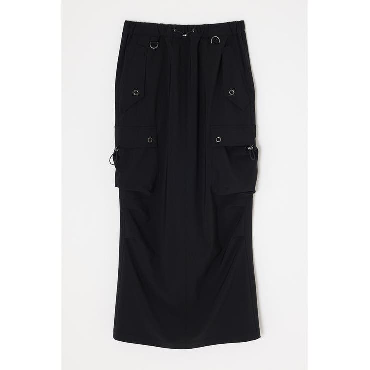 BLK | WOVEN CARGO COLUMN スカート | SLY OUTLET